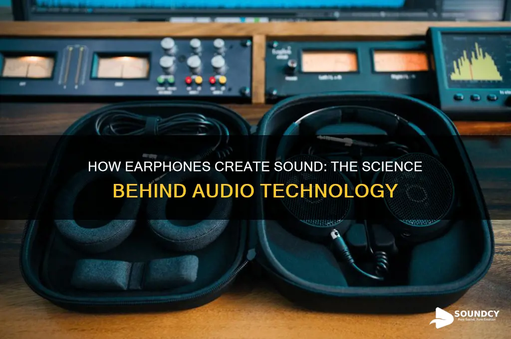 how is sound produced by earphones