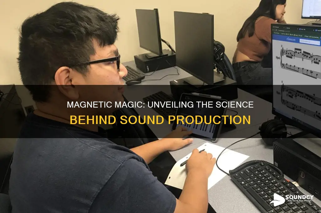 how is sound produced from magnet