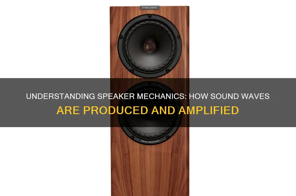 how is sound produced from speakers