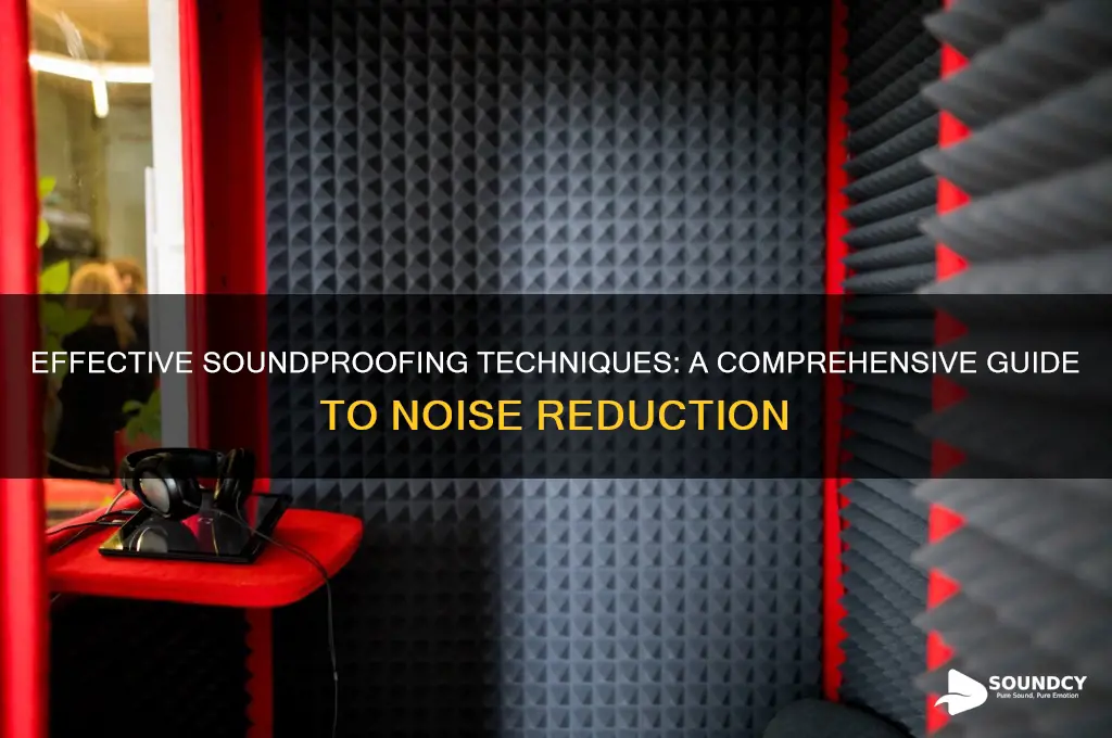 how is sound proofing done