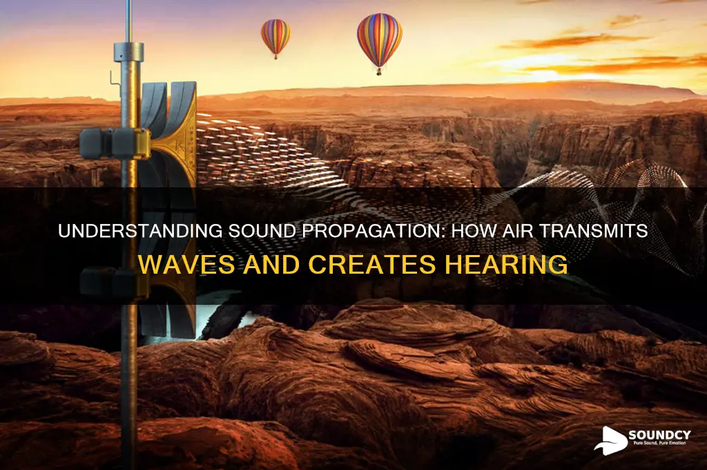 how is sound propagated in air