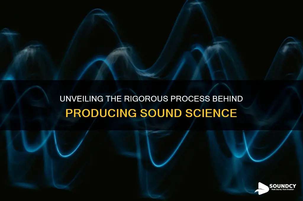 how is sound science produced