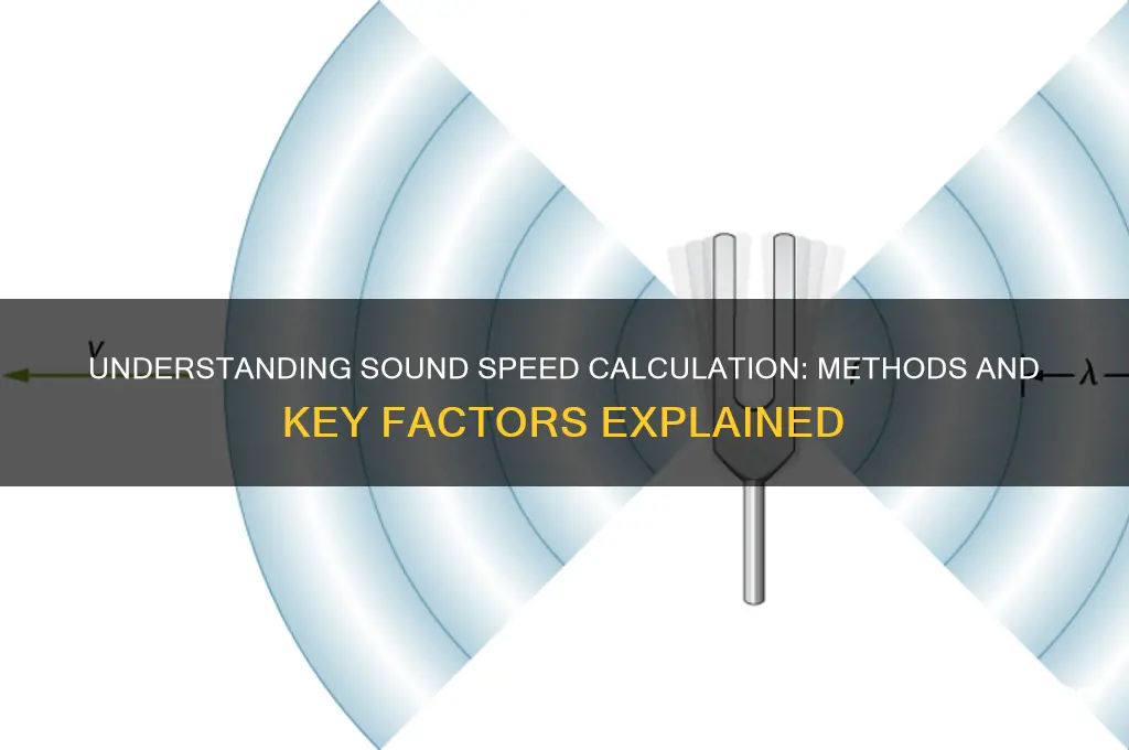 how is sound speed computed