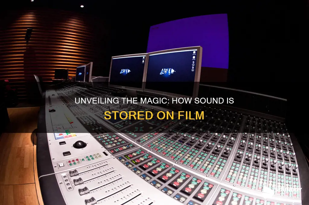 how is sound stored on film