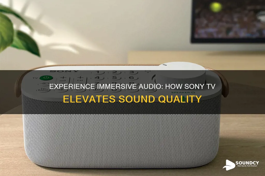 how is sound with sony tv