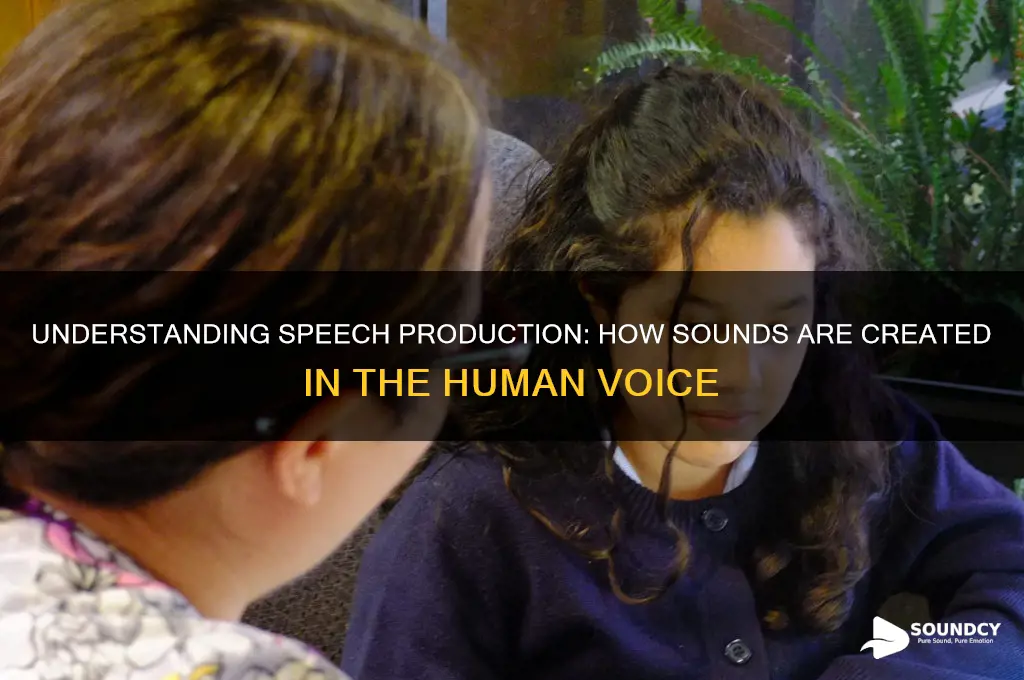 how is speech sound produced