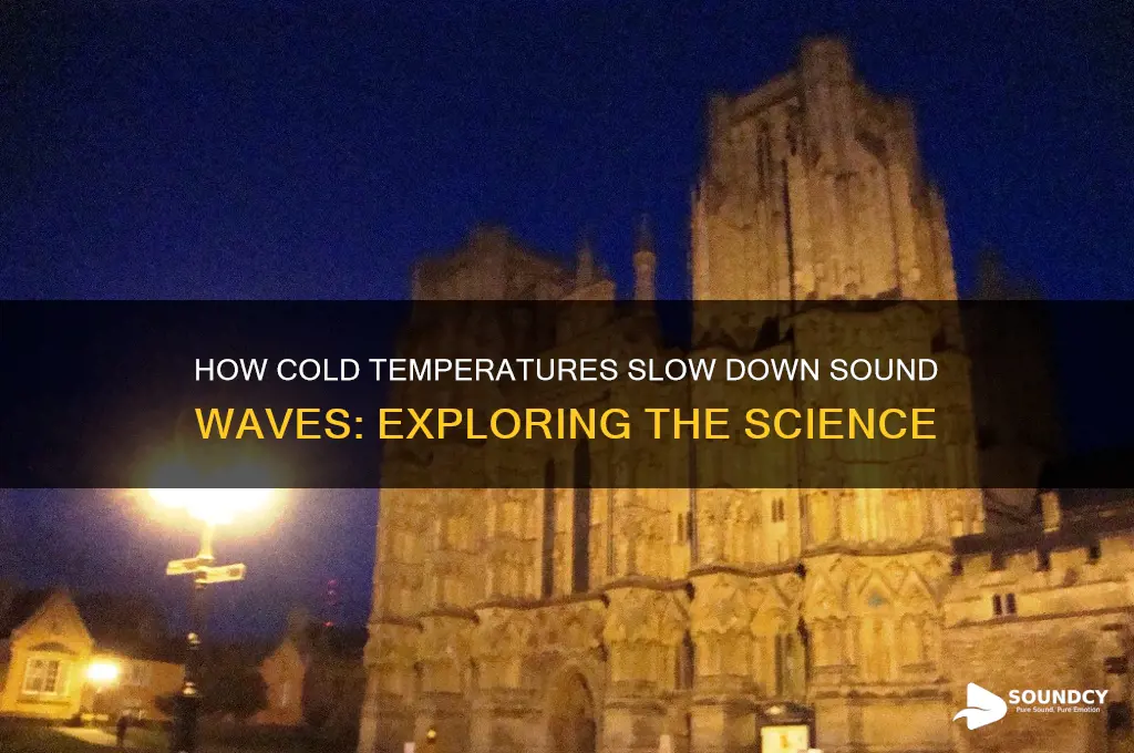 how is speed of sound affected by lower temparature