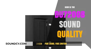 DU7200B Sound Quality Review: Crisp Audio Performance Explored