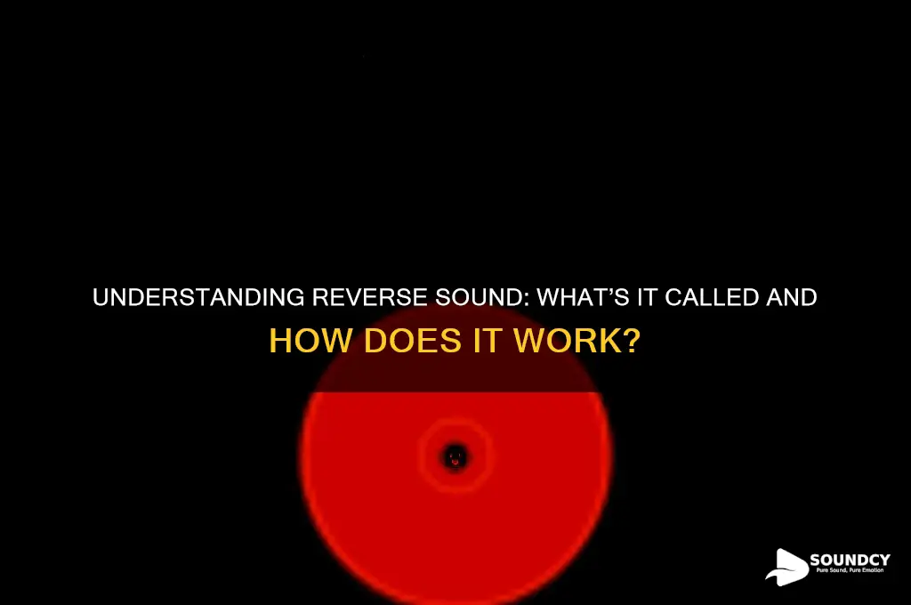 how is the reverse sound called
