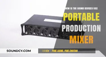 Sound Devices 552 Mixer: Portable Power for Professional Audio Production