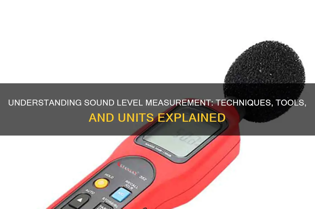 how is the sound level measured