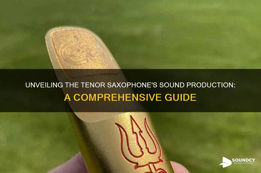 how is the sound of a tenor saxophone produce