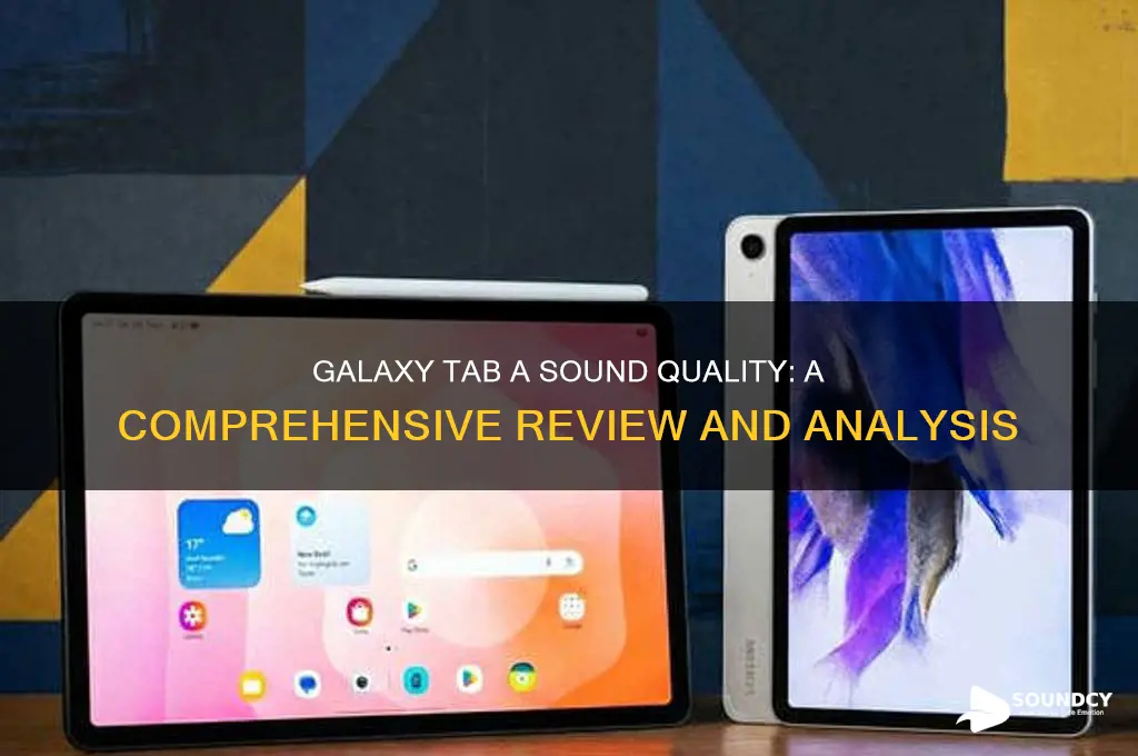 how is the sound on a galaxy tab a