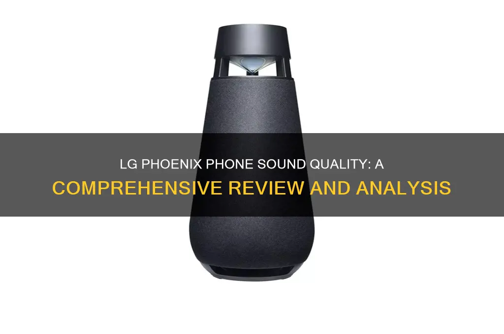 how is the sound on a lg phoenix phone