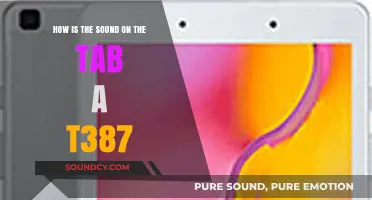 Tab A T387 Sound Quality: A Comprehensive Review and Analysis