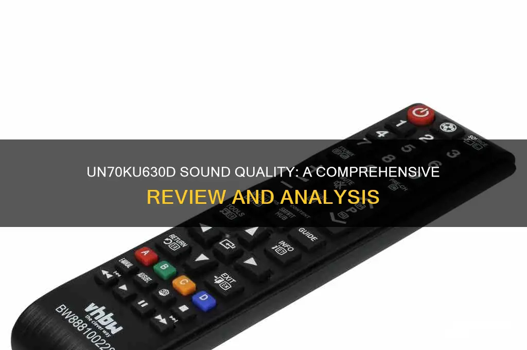 how is the sound on un70ku630d