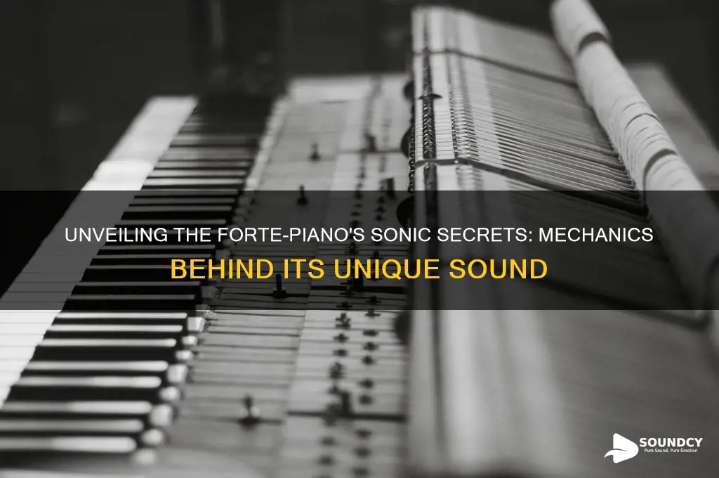 how is the sound produced for a forte-piano