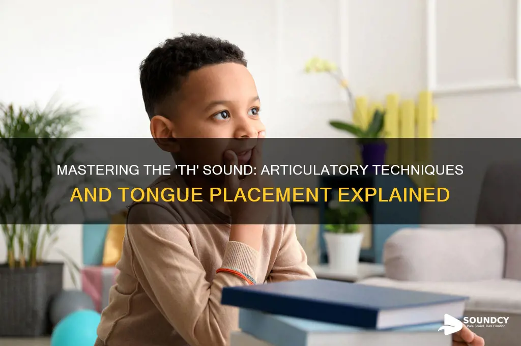 how is the th sound produced