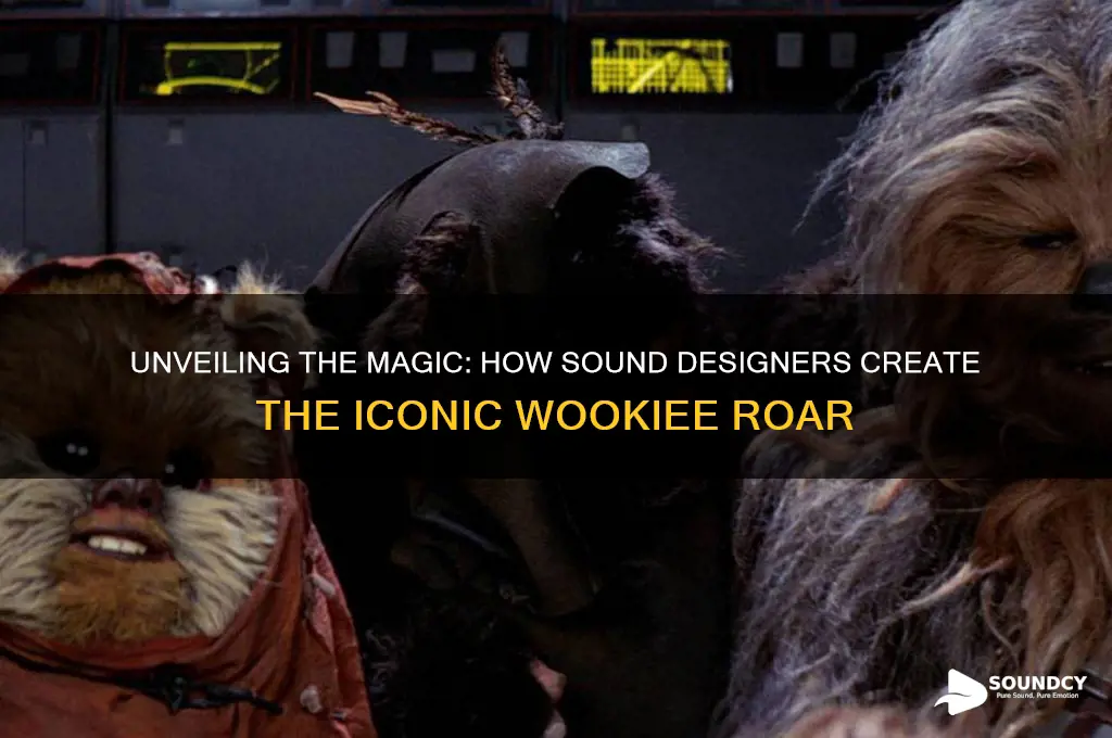 how is the wookie sound made