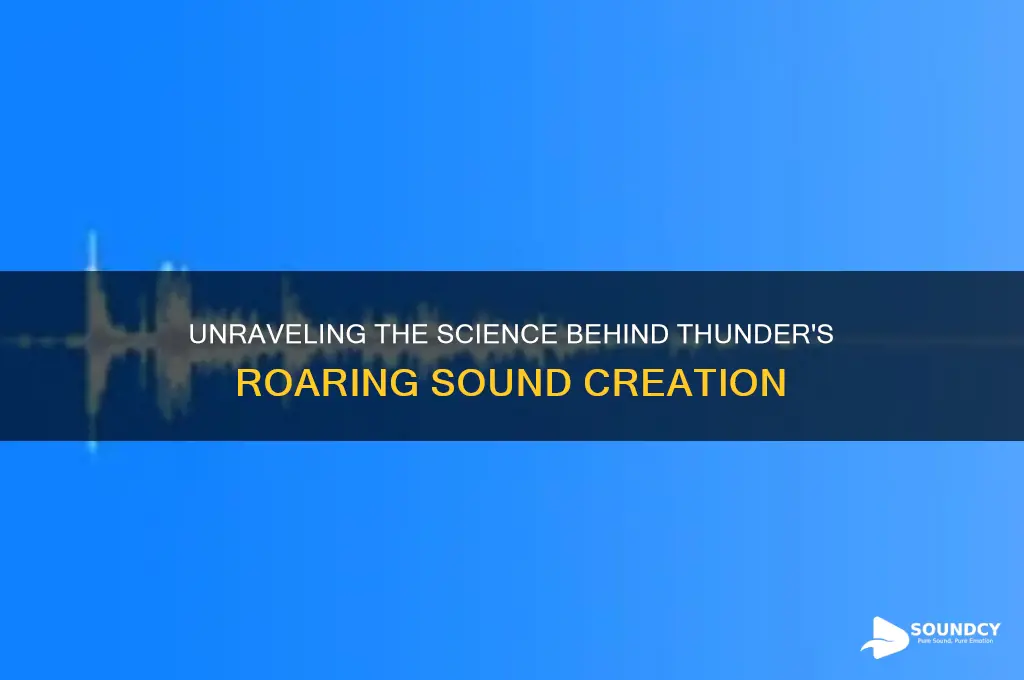 how is thunder sound created