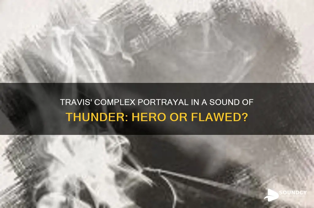 how is travis seen in a sound of thunder