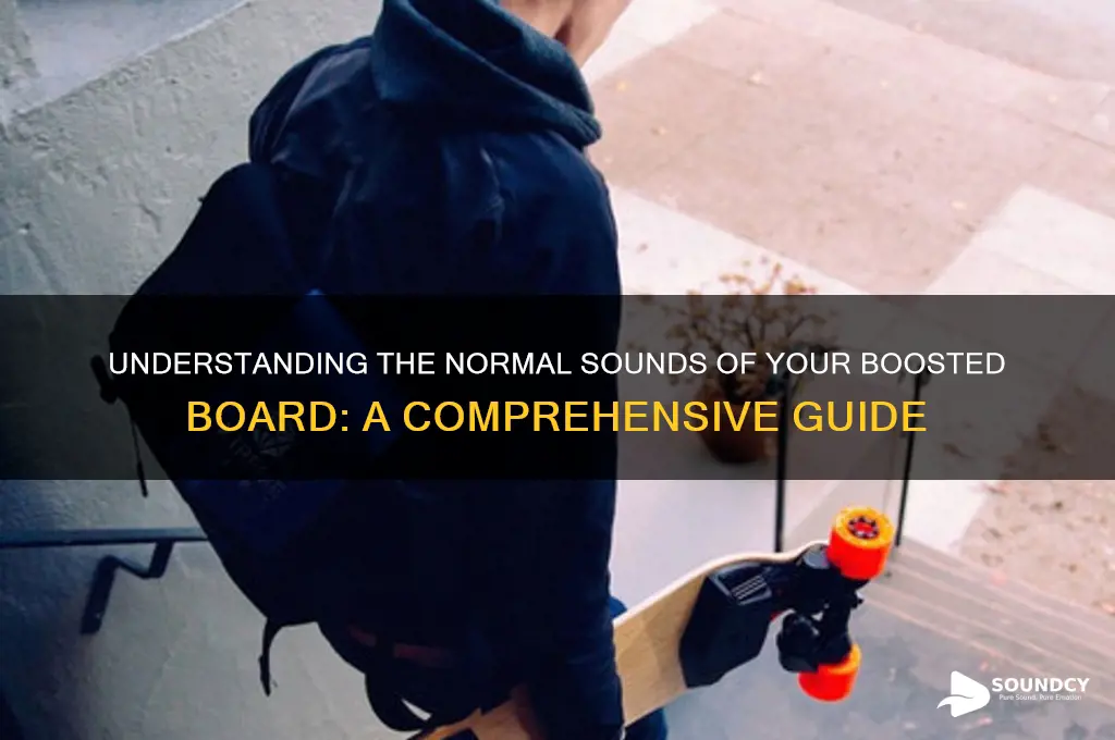 how is your boosted board suppose to sound like