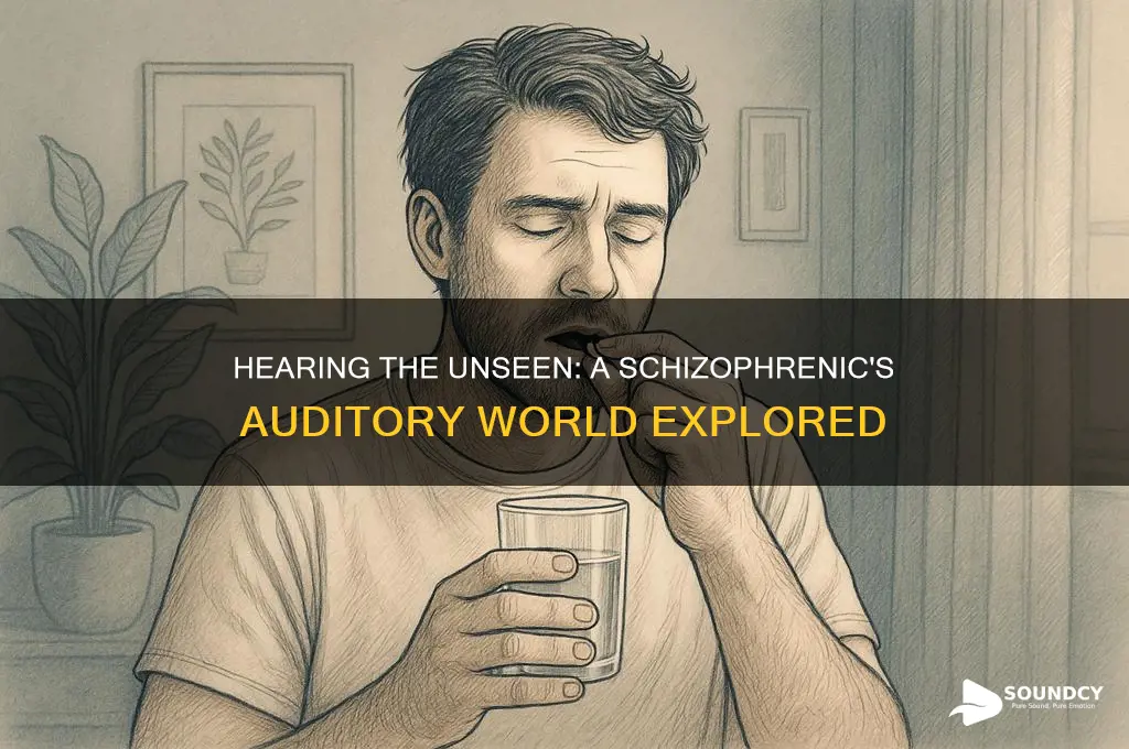how it sounds to be schizophrenic