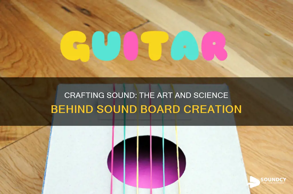 how its made sound board
