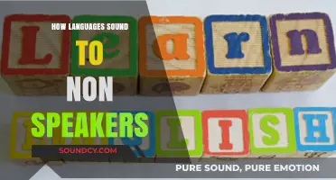 Unfamiliar Tongues: How Languages Sound to Non-Speakers' Ears