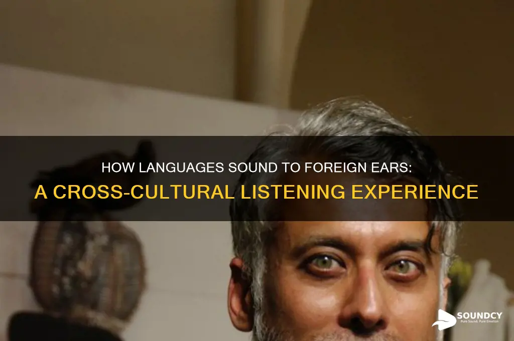 how languages sound to other languages