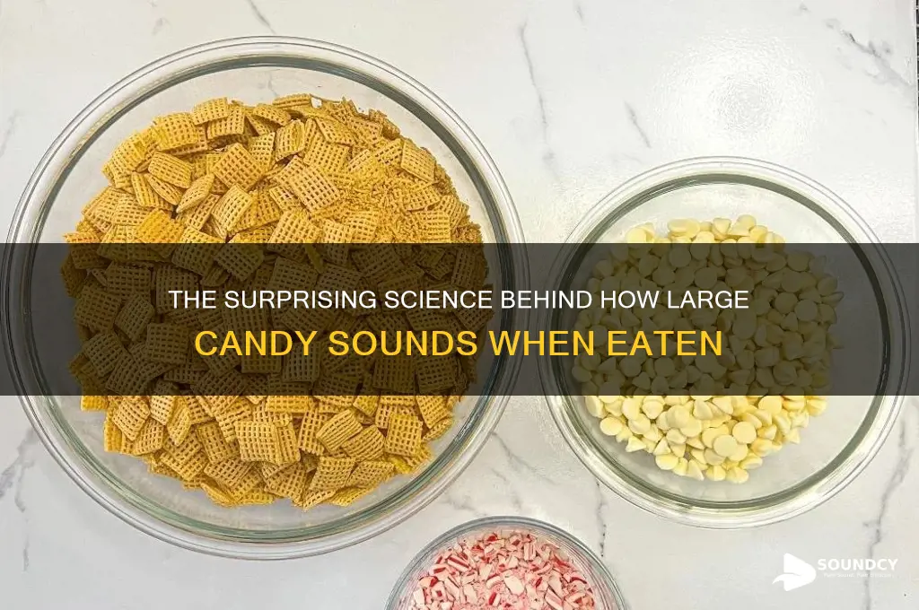 how large a candy sounds