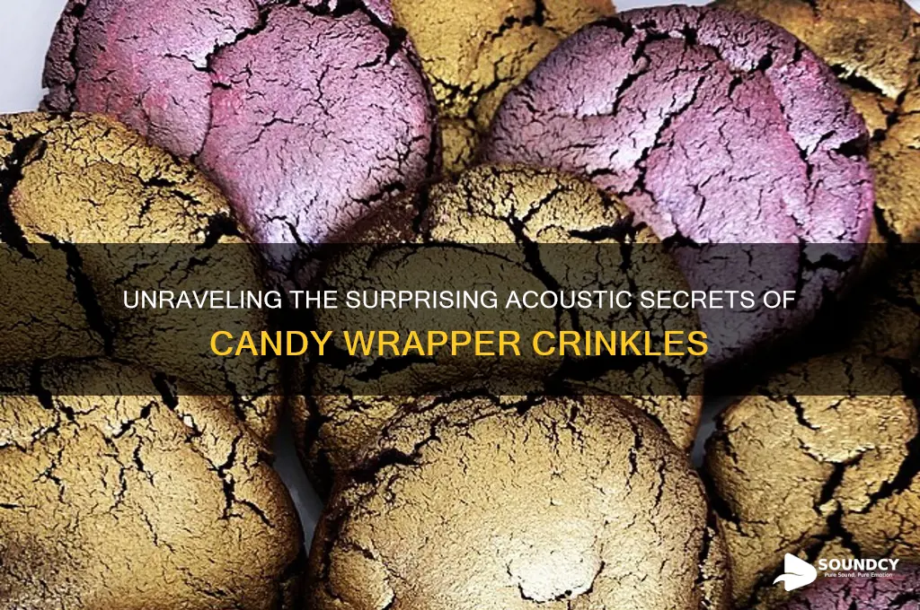 how large a candy wrapper sounds
