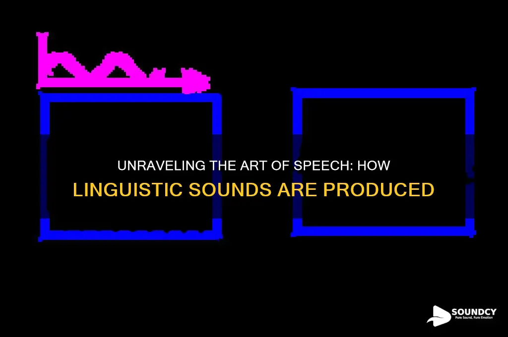 how linguistic sounds are produced