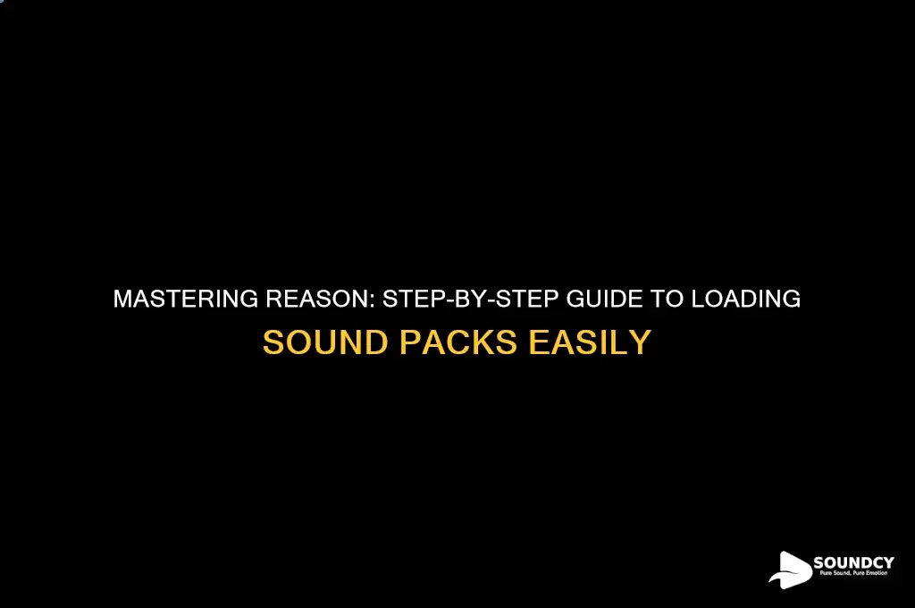 how load sound packs into reason