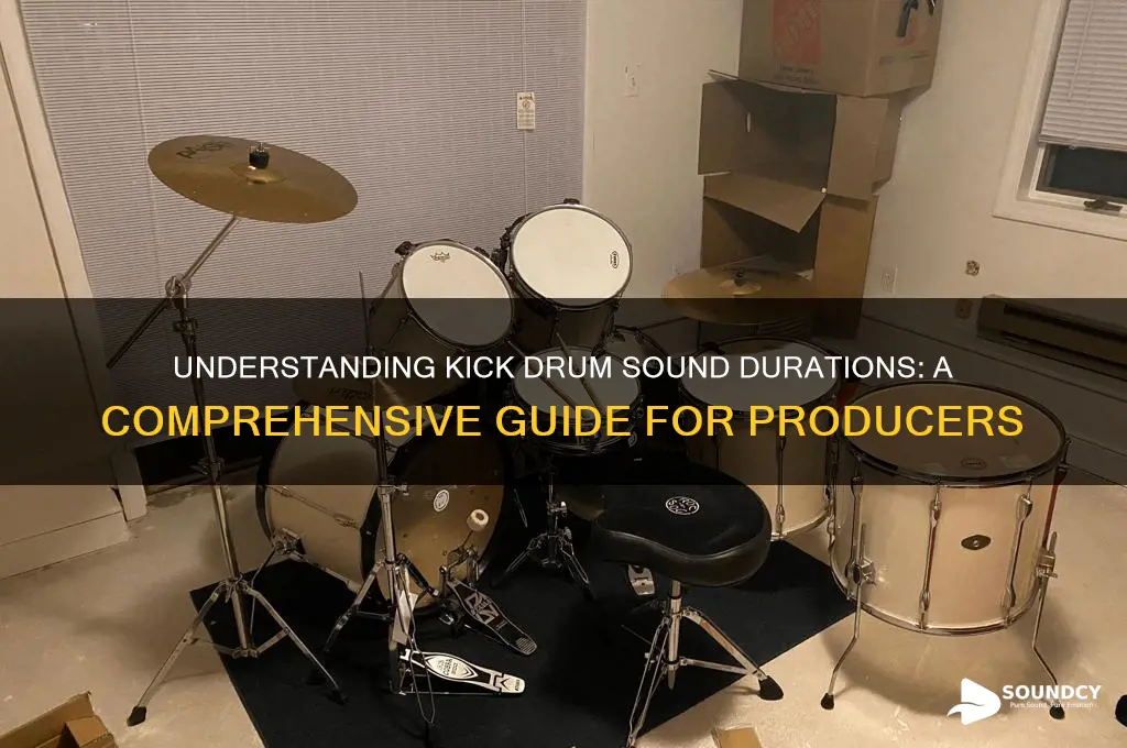 how long are kick drum sounds