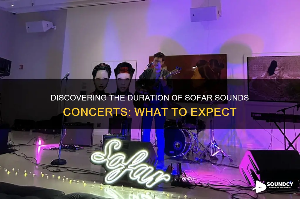 how long are sofar sounds concerts