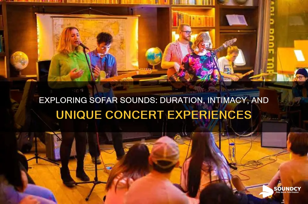 how long are sofar sounds shows