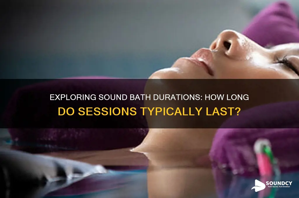 how long are sound baths