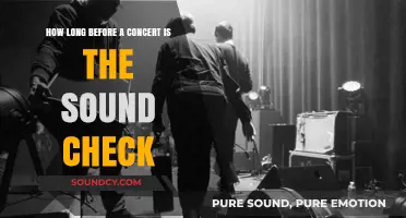 Sound Check Timing: When Does Pre-Concert Setup Begin?