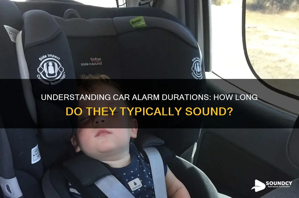 how long do car alarms sound