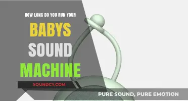 Optimal Duration for Running Your Baby's Sound Machine: Expert Tips