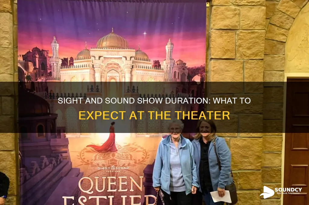 how long does a sight and sound show last