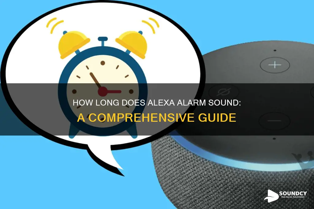 how long does alexa alarm sound