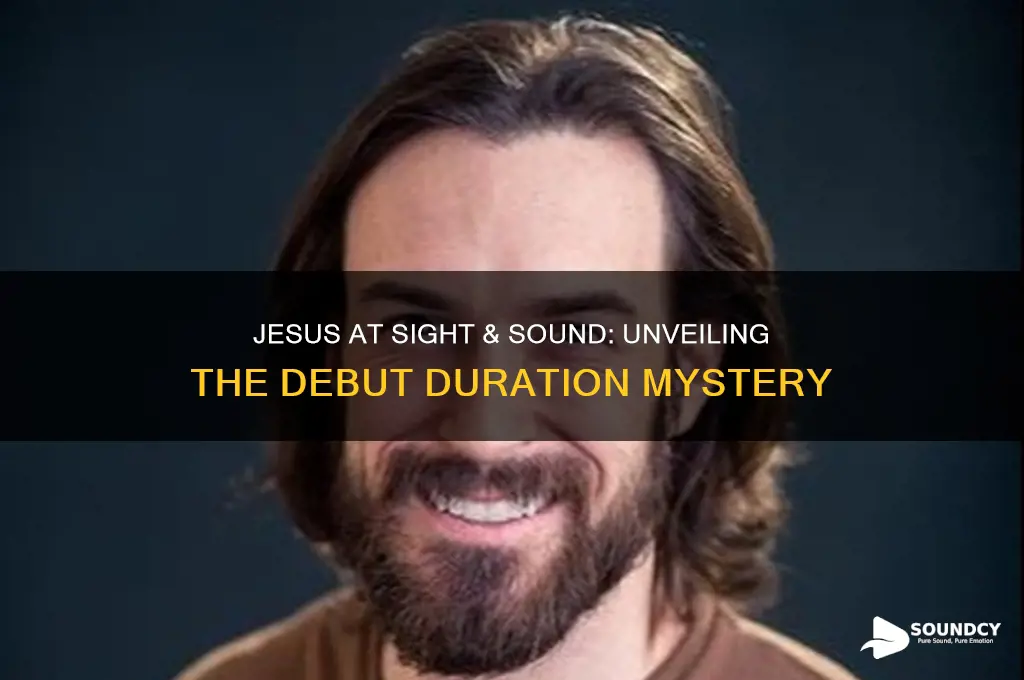 how long does jesus debut at sight and sound
