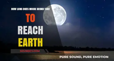 How Long Does Moon Sound Travel to Reach Earth?