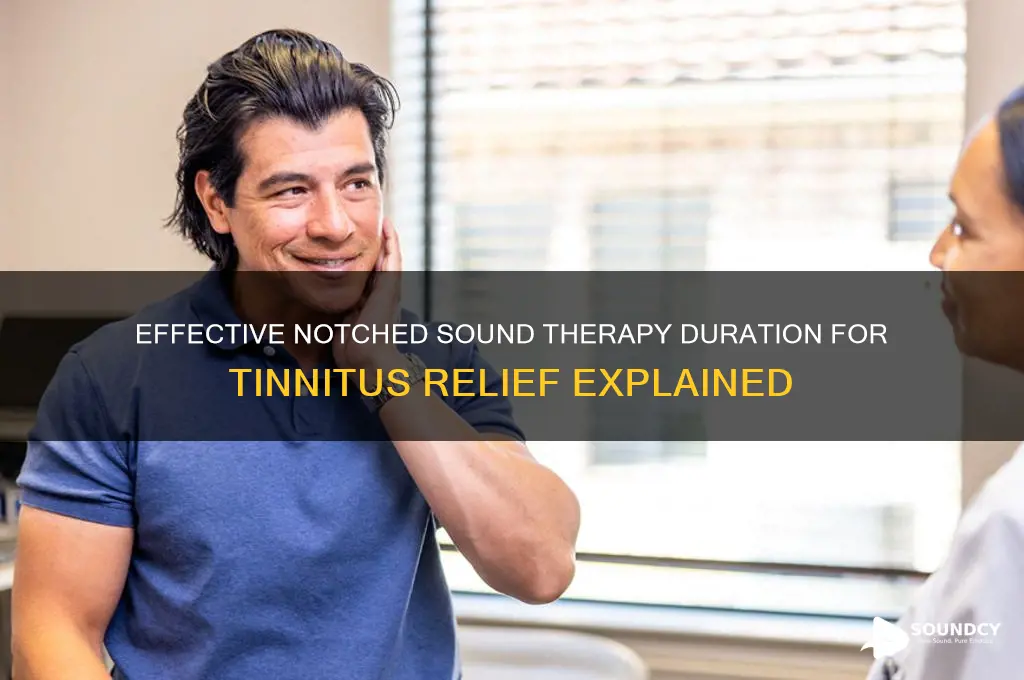 how long does notched sound take to treat tinnitus