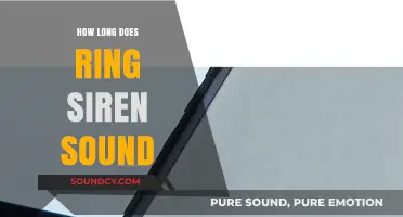 How Long Does a Ring Siren Sound Last? Explained
