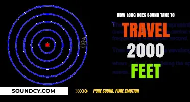 Sound Travel Time: How Long to Cover 2000 Feet?