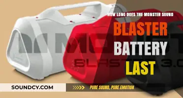 Monster Sound Blaster Battery Life: How Long Does It Last?
