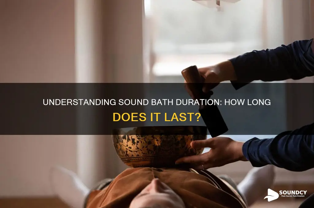 how long is a sound bath